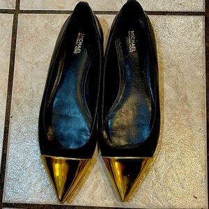 Michael Kors Gold Toe Flat